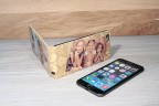 Etui personnalisé iphone 6 plus à clapet en cuir
