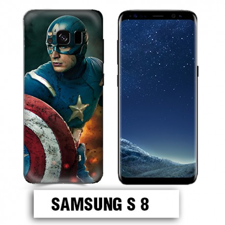 Coque Samsung S8 Captain America Avengers