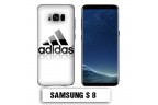 Coque Samsung S8 Adidas Blanche
