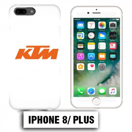 Coque iphone 8 PLUS KTM Blanc 
