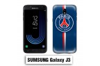 Coque Samsung J3 PSG Bleu Rouge