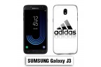 Coque Samsung J3 Adidas Blanc