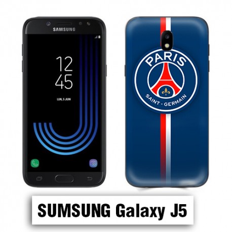 Coque Samsung J5 2017 PSG Bleu Rouge Paris Saint Germain - Lakokine