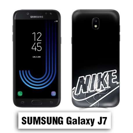 Coque Samsung J7 logo Nike néon