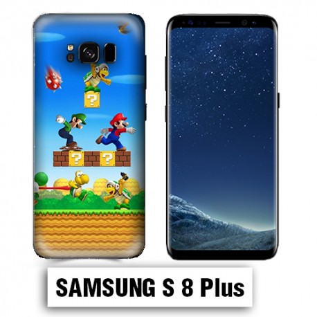 Coque Samsung S8 Plus Mario Bross jeu