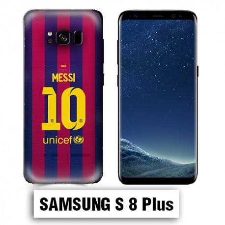 Coque Samsung S8 Plus FCB Barcelonne Messi