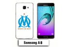 Coque Samsung A8 OM droit au but Olympique Marseille