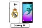 Coque Samsung A8 Captain Logo Real Madrid foot