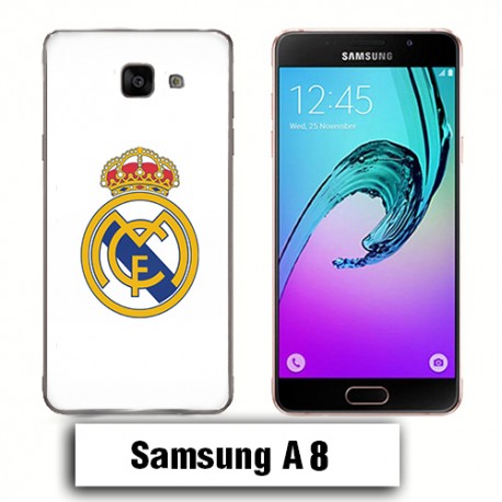 Coque Samsung A8 Captain Logo Real Madrid foot