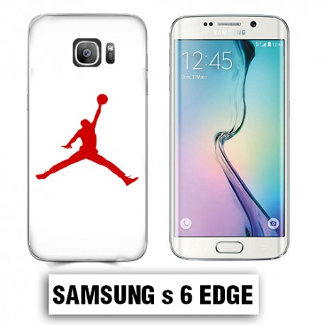 Coque Samsung S6 Edge Air Jordan Rouge