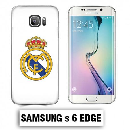 Coque Samsung S6 Edge foot REAL MADRID