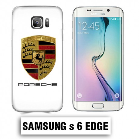 Coque Samsung S6 Edge logo Porsche