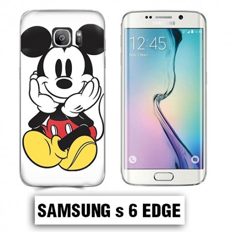 Coque Samsung S6 Edge Mickey couleur