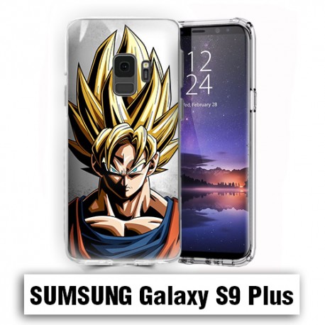 Coque Samsung S9 Plus Sangoku Super Sayen Dragon Ball
