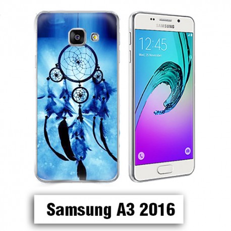 Coque Samsung A3 2016 Attrape Reve Dream Catcher Bleu