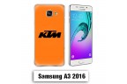 Coque Samsung A3 2016 Logo KTM Orange