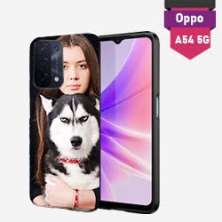 Personalized Oppo A54 5G case with hard sides