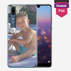 Coque rigide Huawei P20 Personnalisée avec côtés unis