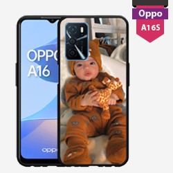 Personalized Oppo A16s case with hard sides