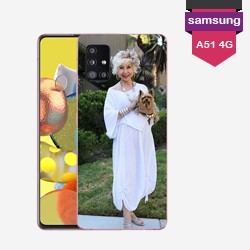 Personalized Samsung Galaxy A51 4G case with hard sides