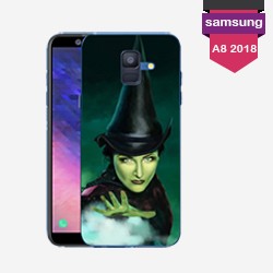 Coque Samsung Galaxy A8 2018 personnalisée avec côtés rigides