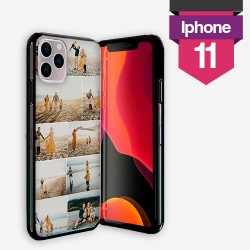 Personalized iPhone 11 case with hard sides