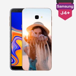 Personalized Samsung Galaxy J4 Plus case with hard sides