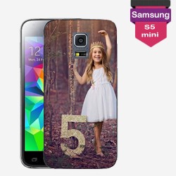 Personalized Samsung Galaxy S5 mini case with hard sides