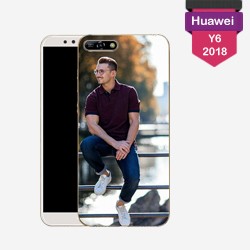 Personalisierte Huawei Y6 2018 Hülle mit harten Seiten