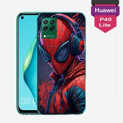 Personalized Huawei P40 lite hard case with plain sides
