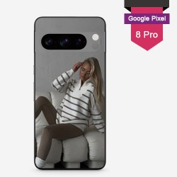 Coque Google Pixel 8 Pro personnalisée avec côtés silicone