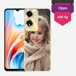 Personalisierte Oppo A59 5g Hülle mit Silikonseiten