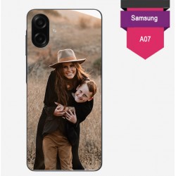 Personalized Samsung Galaxy A07 case with hard sides